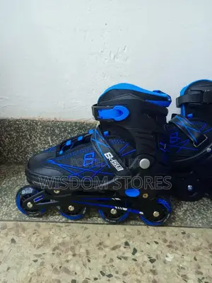 Inline Roller Skates and Safety Equipment Set