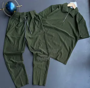 Chillers Matching Zip-Up Shirt and Sweatpants Set. Is
