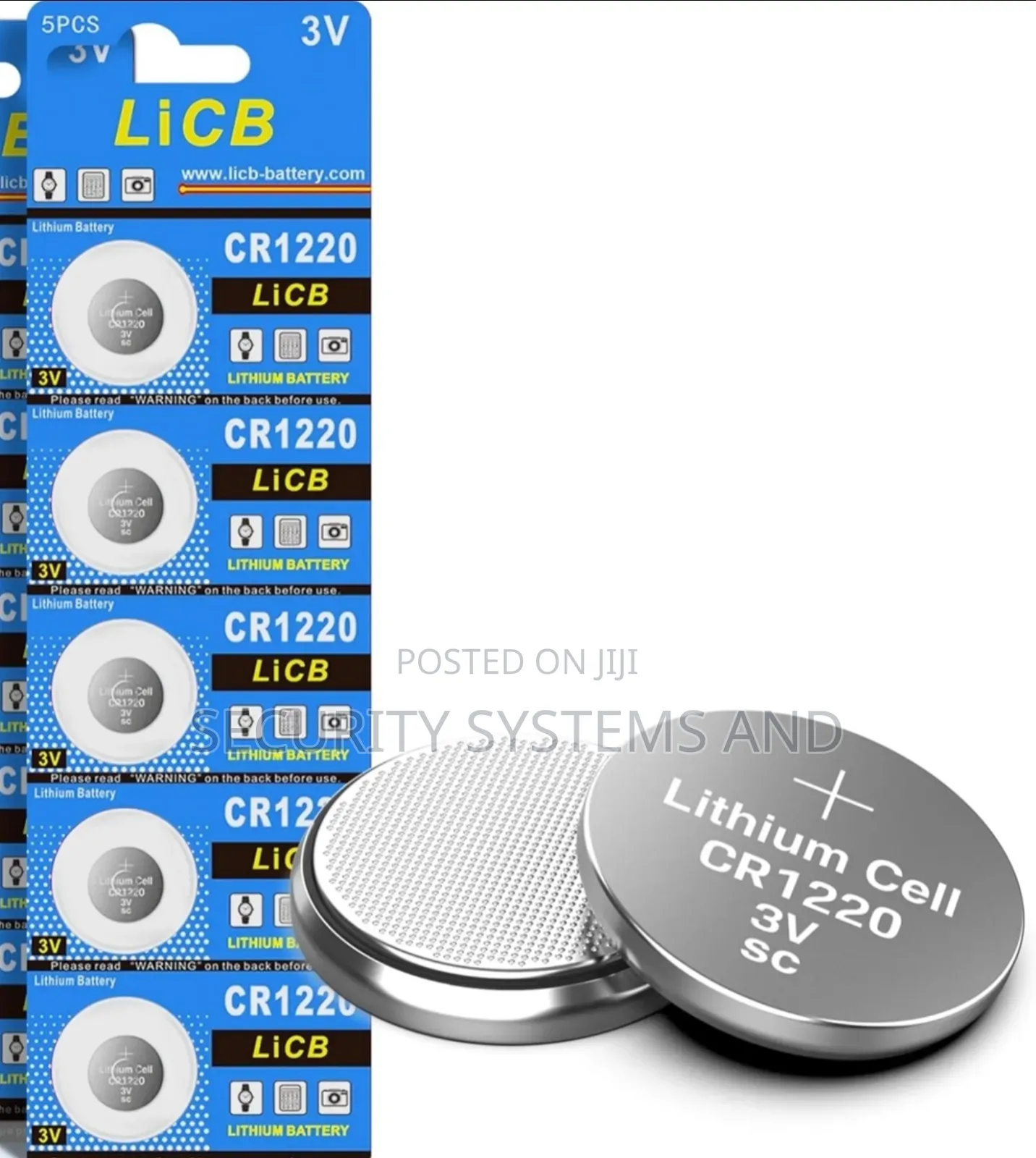 Cr 1220 3v Lithium Batteries- A Pack Of Pieces