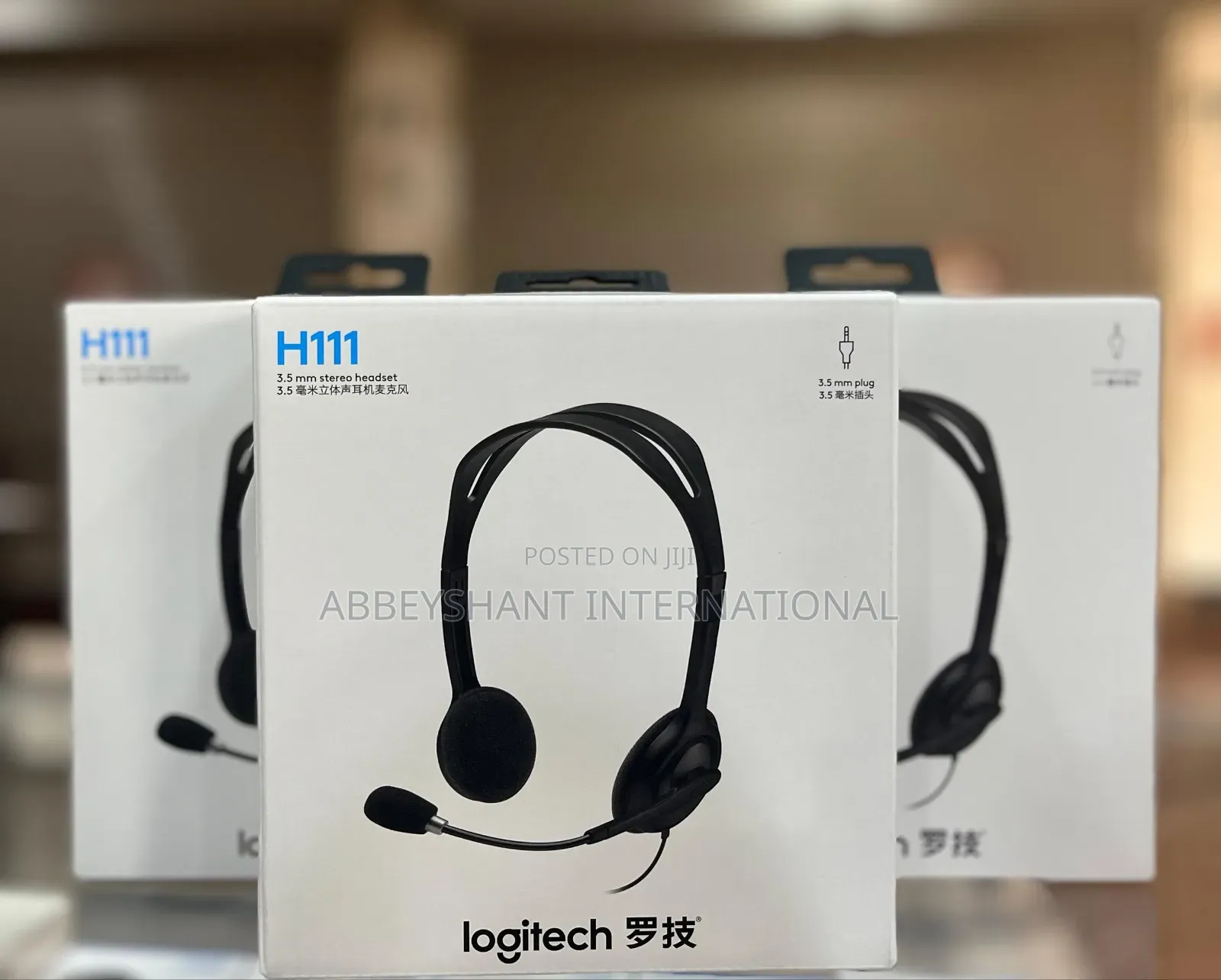 Logitec Headphone H111 With Aux Pin