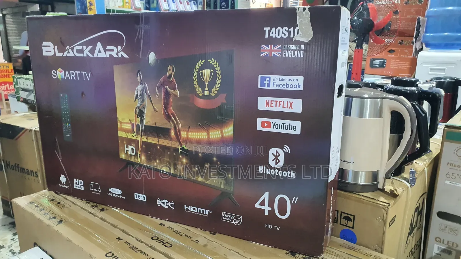 Black Ark 40 Inches Smart Tv Bluetooth