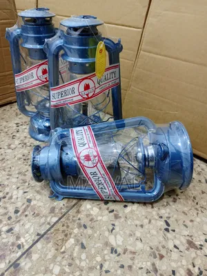Baiqun Superior Quality Blue Kerosene Hurricane Lantern Lamp
