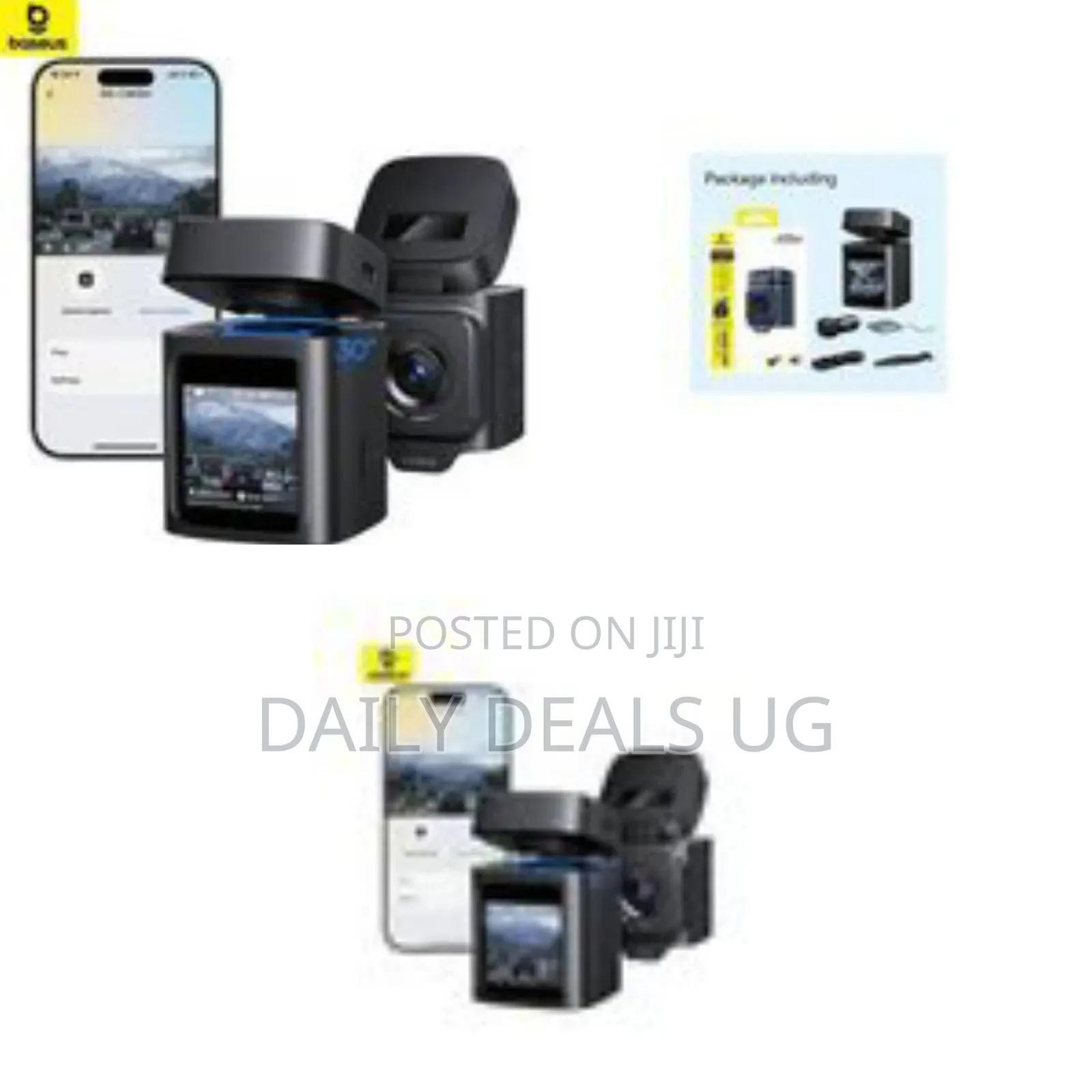 Baseus Dual-lens Dash Cam System With Smartphone App Integration