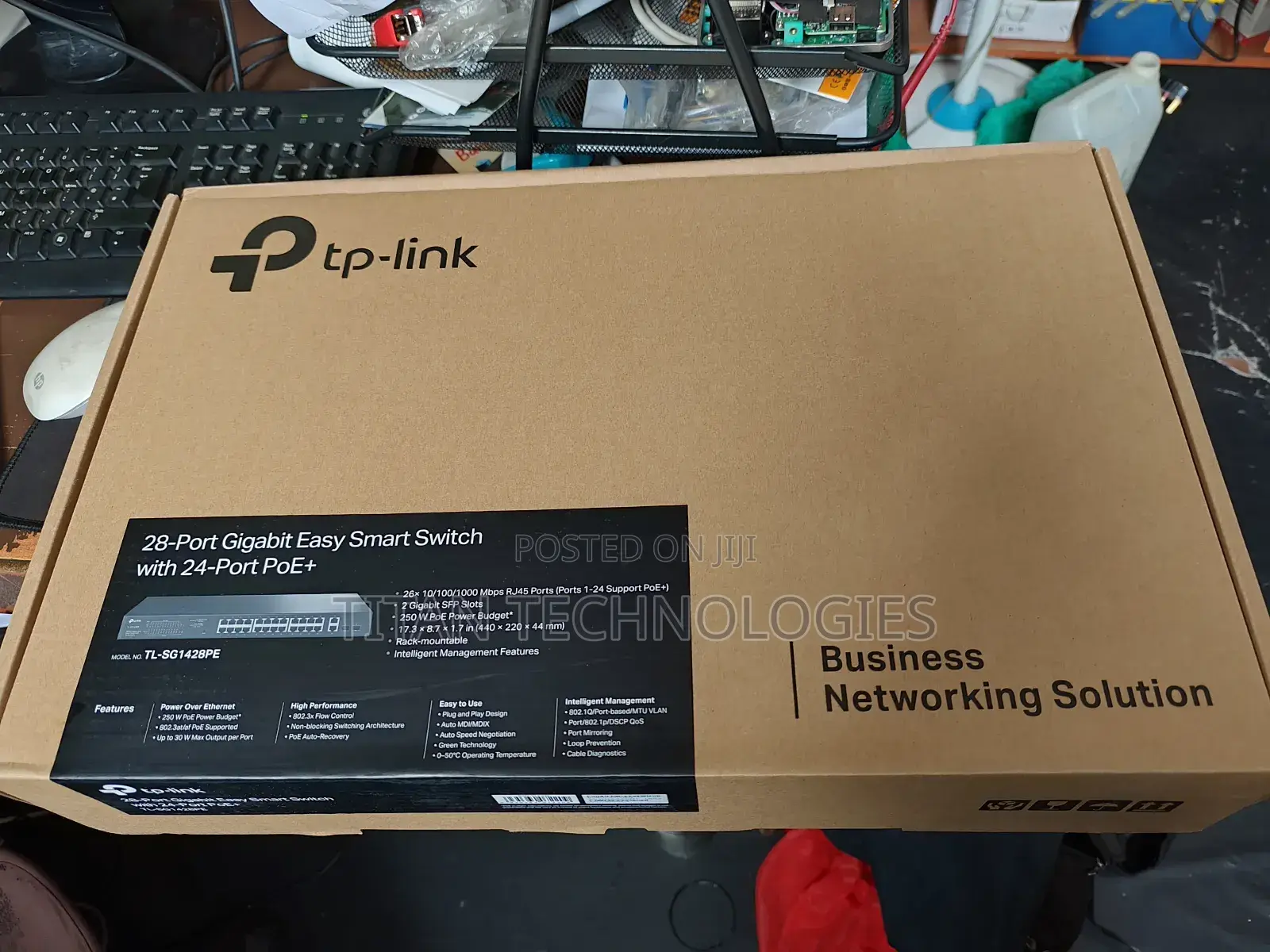 Tplink 24port Poe Gigabit Switch Smart Managed