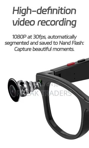 Smart Glasses With Camera, Hd Camera Glasses for Men Women,1080p Video