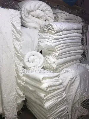 Guest Houses and Furnished Apartment Cotton Beddings White