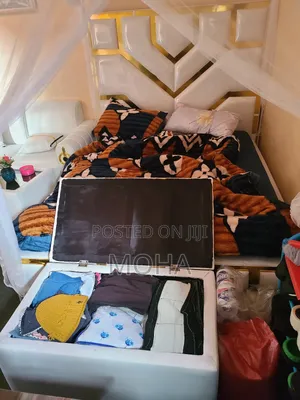 New Furniture for Sale King's Bed 5by6 With Automan and Lsofa,Table