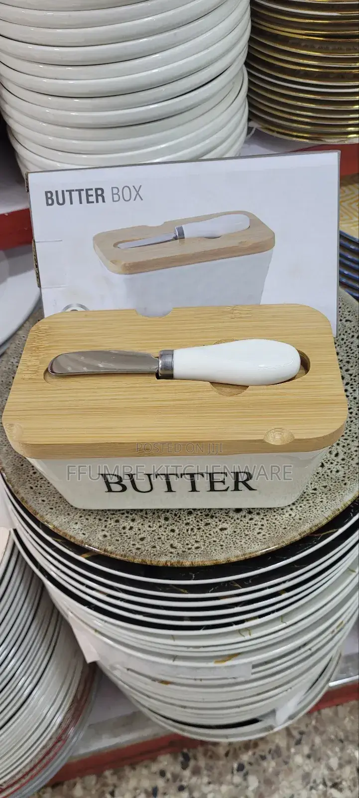 Butter Dish Ceramic