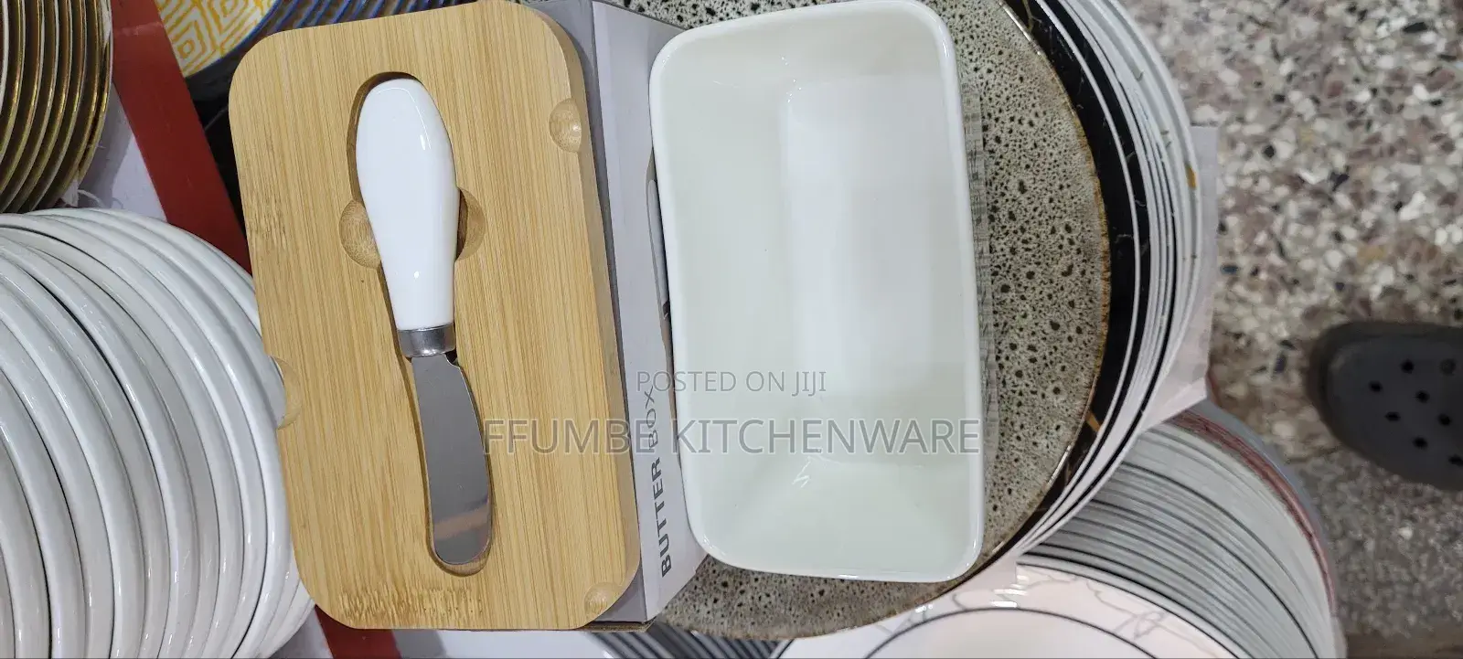 Butter Dish Ceramic