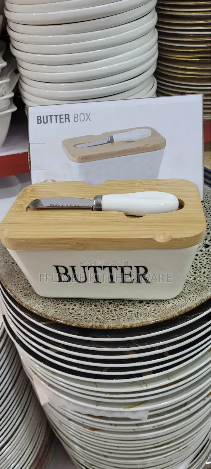 Butter Dish Ceramic