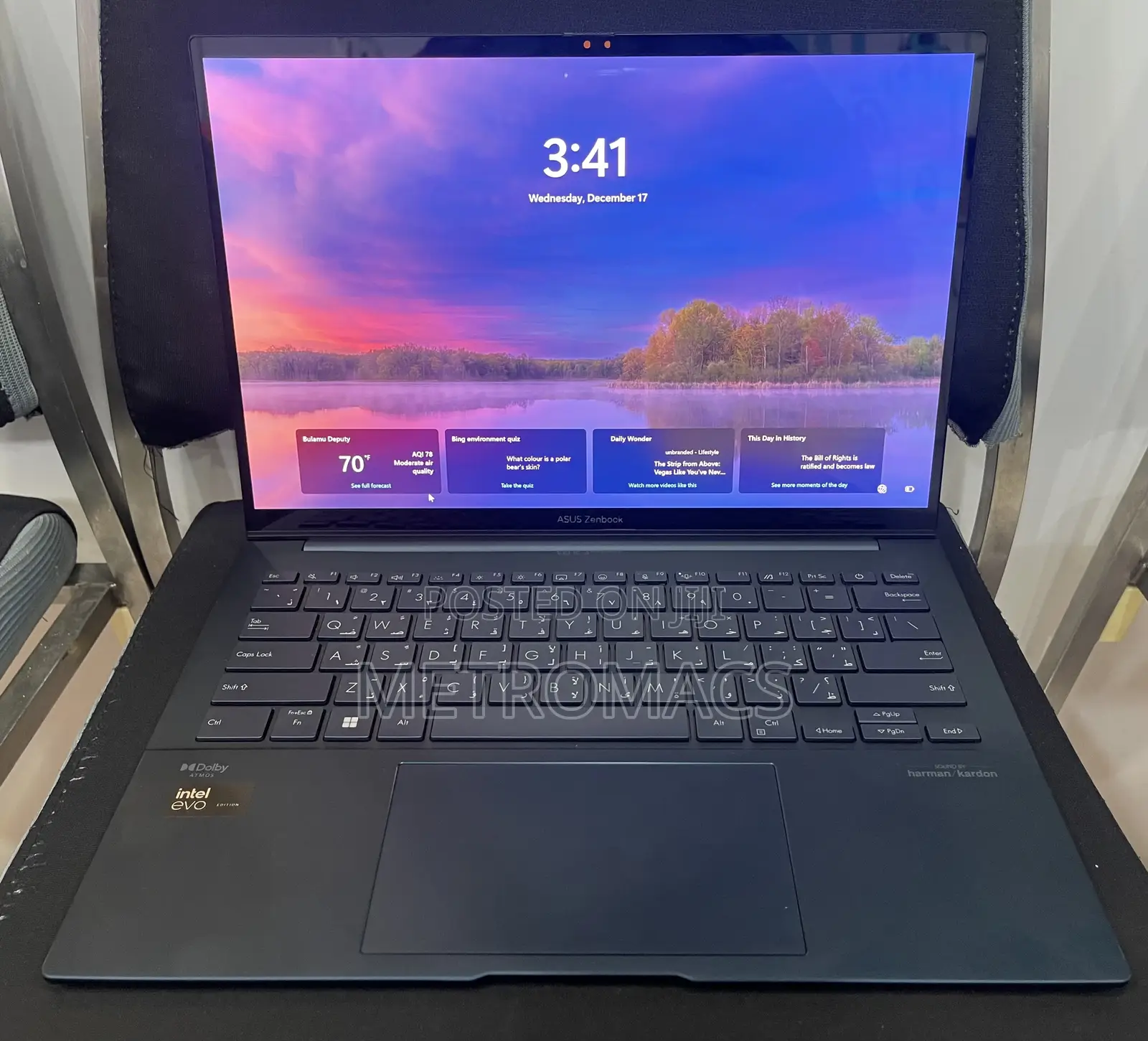 Laptop Asus Zenbook 14 UX434 16GB Intel Core Ultra 7 SSD 1T