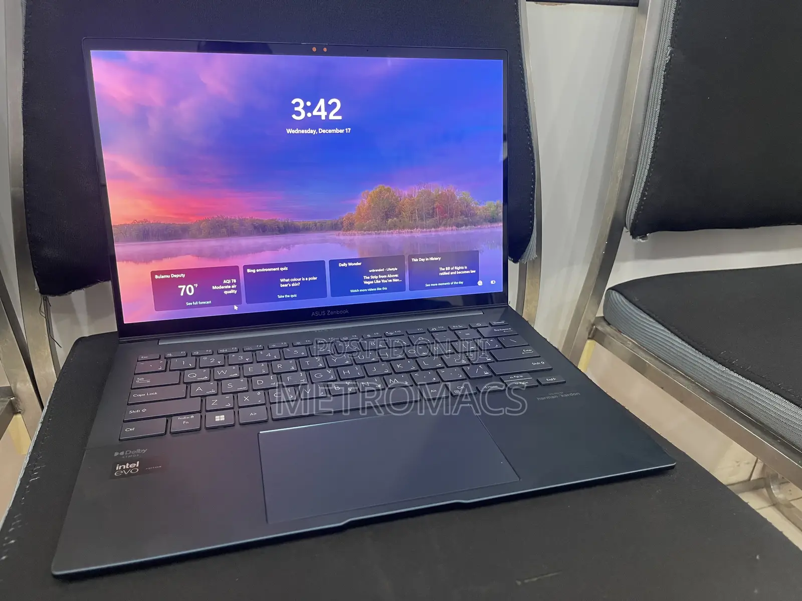 Laptop Asus Zenbook 14 UX434 16GB Intel Core Ultra 7 SSD 1T