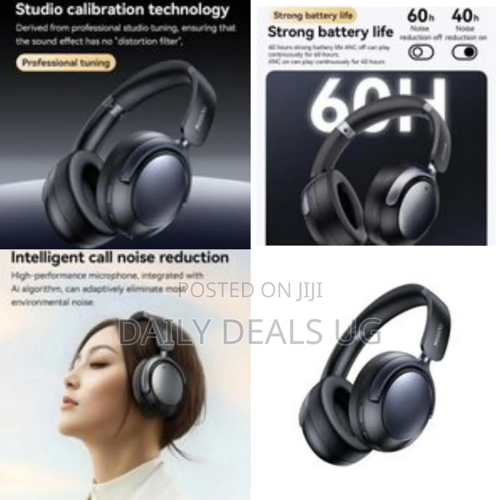 Yesido Yesido Ep07 Hybrid Anc Noise Reduction Bluetooth Headphones