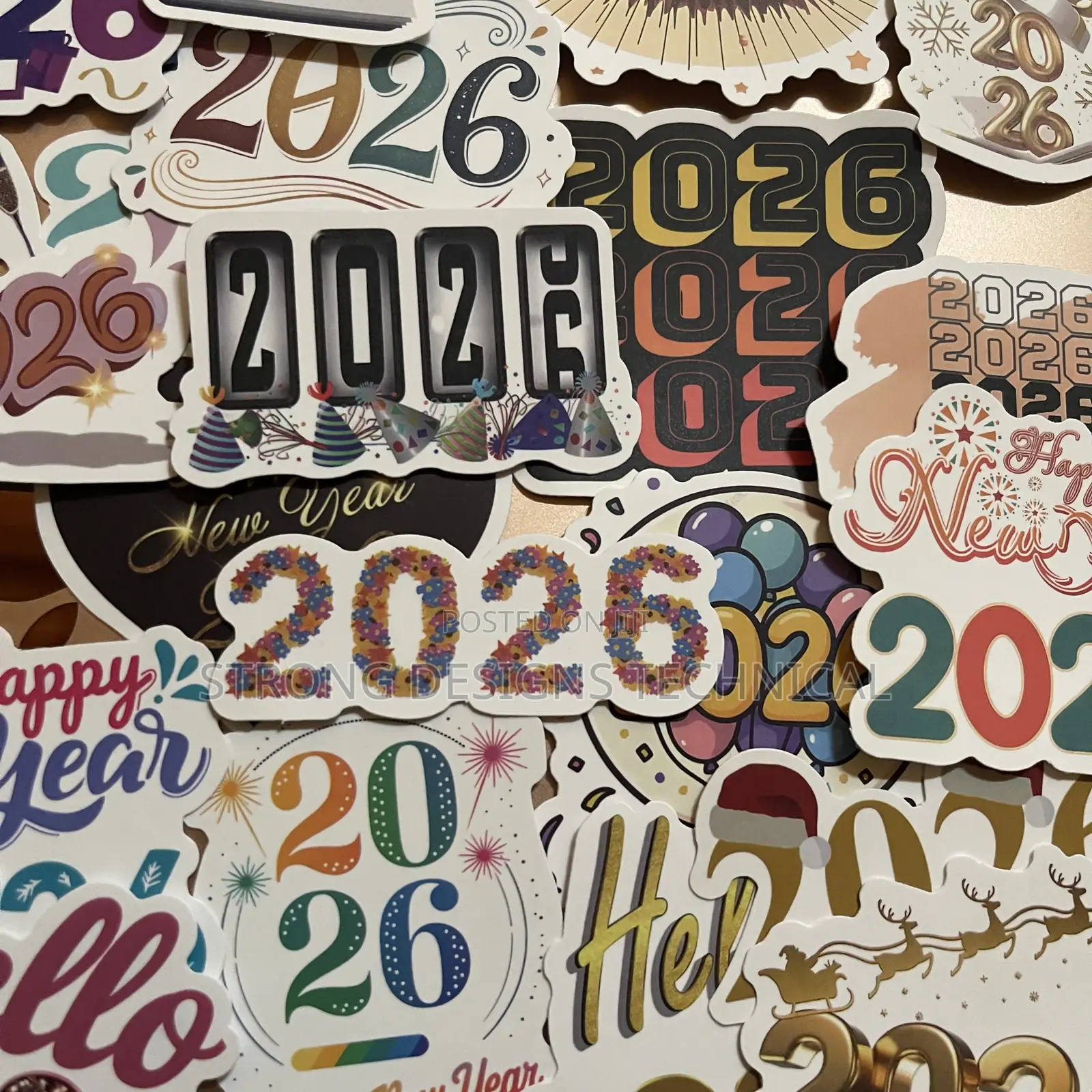 2026 New Year Stickers for Laptops/ Journals/ Vision Boards/ Diary