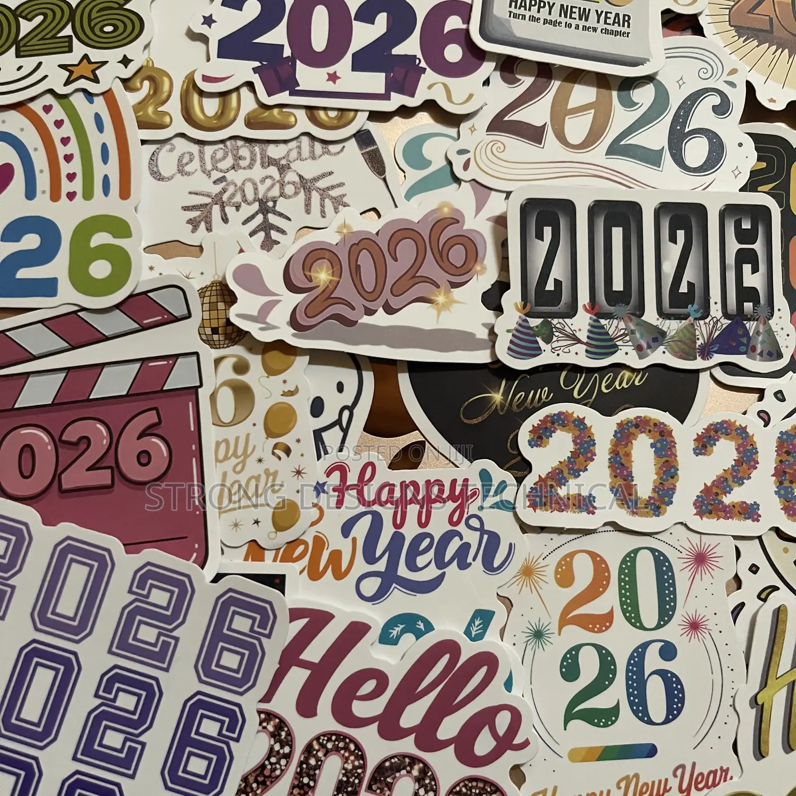 2026 New Year Stickers for Laptops/ Journals/ Vision Boards/ Diary