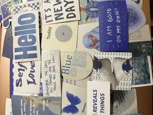 Blue Theme Stickers for Laptops/ Gaming Consoles / PCS/ Tablet Covers