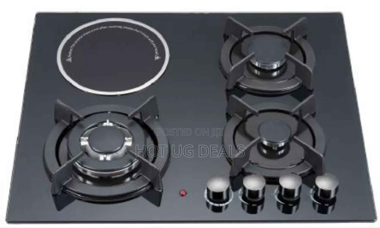 Digiwave 60cm Built-in Hob 3 Gas And Electric Infrared Cooker Hob