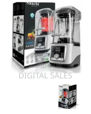 Saachi Commercial 4l Silent Blender With Ice Crusher - Clear