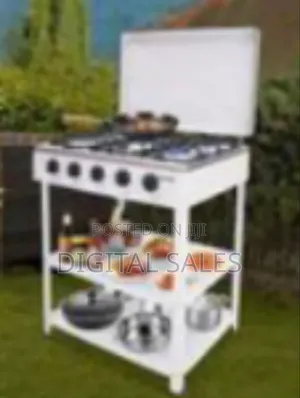 Boma Portable 4-Burner Outdoor Gas Cooktop and Prep Station