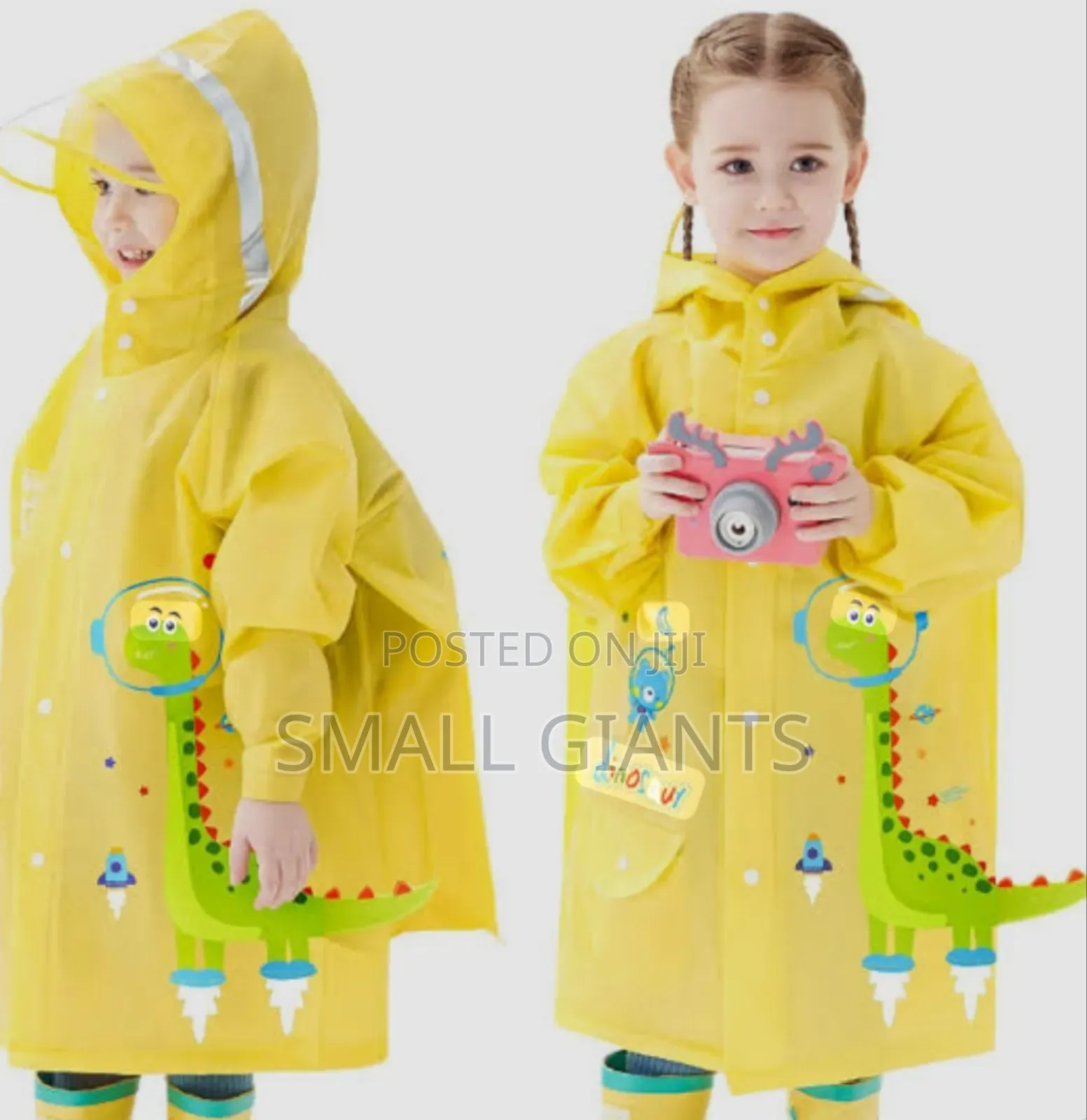 Kids Dinosaur Rain Jacket