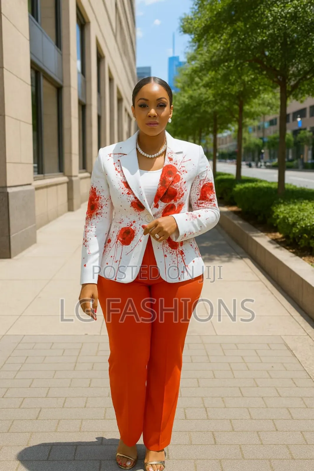 Ladies Co-Oprate Floral Suits