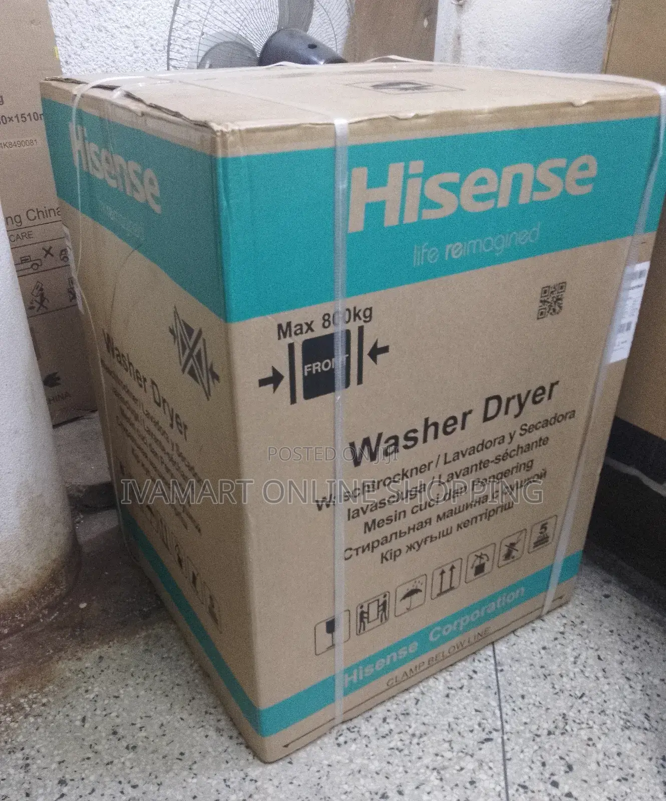 10kgs Hisense Washing Machine ( Washer Dryer )- Washes and Drys