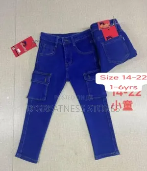 1-6yrs Cargo Jeans