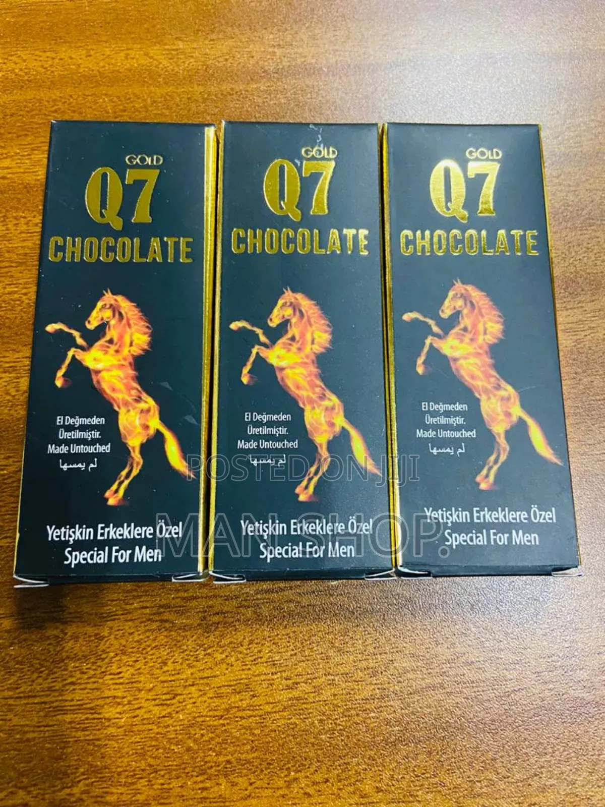 Q7 Gold Chocolate for Man Power. 3 Sachet(25gr)