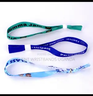 Fabric Wristbands Branded in All Types of Colours and Design