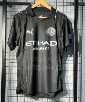 Black Manchester City Kit 2025/2026 Season