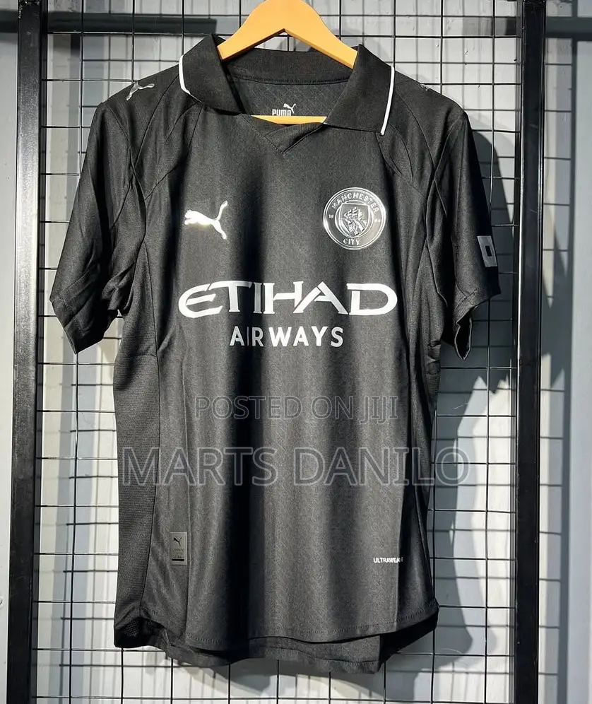 Black Manchester City Kit 2025/2026 Season