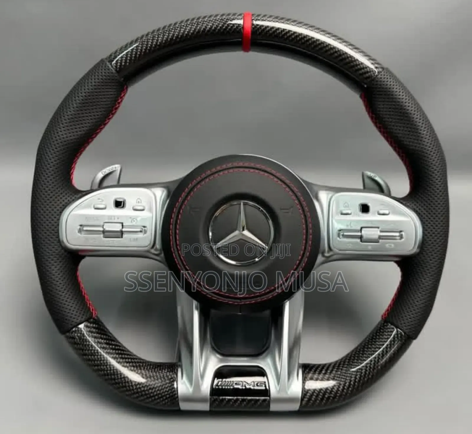 Sports Style Carbon Fiber Steering Wheel for Mercedes-Benz Amg E-Class