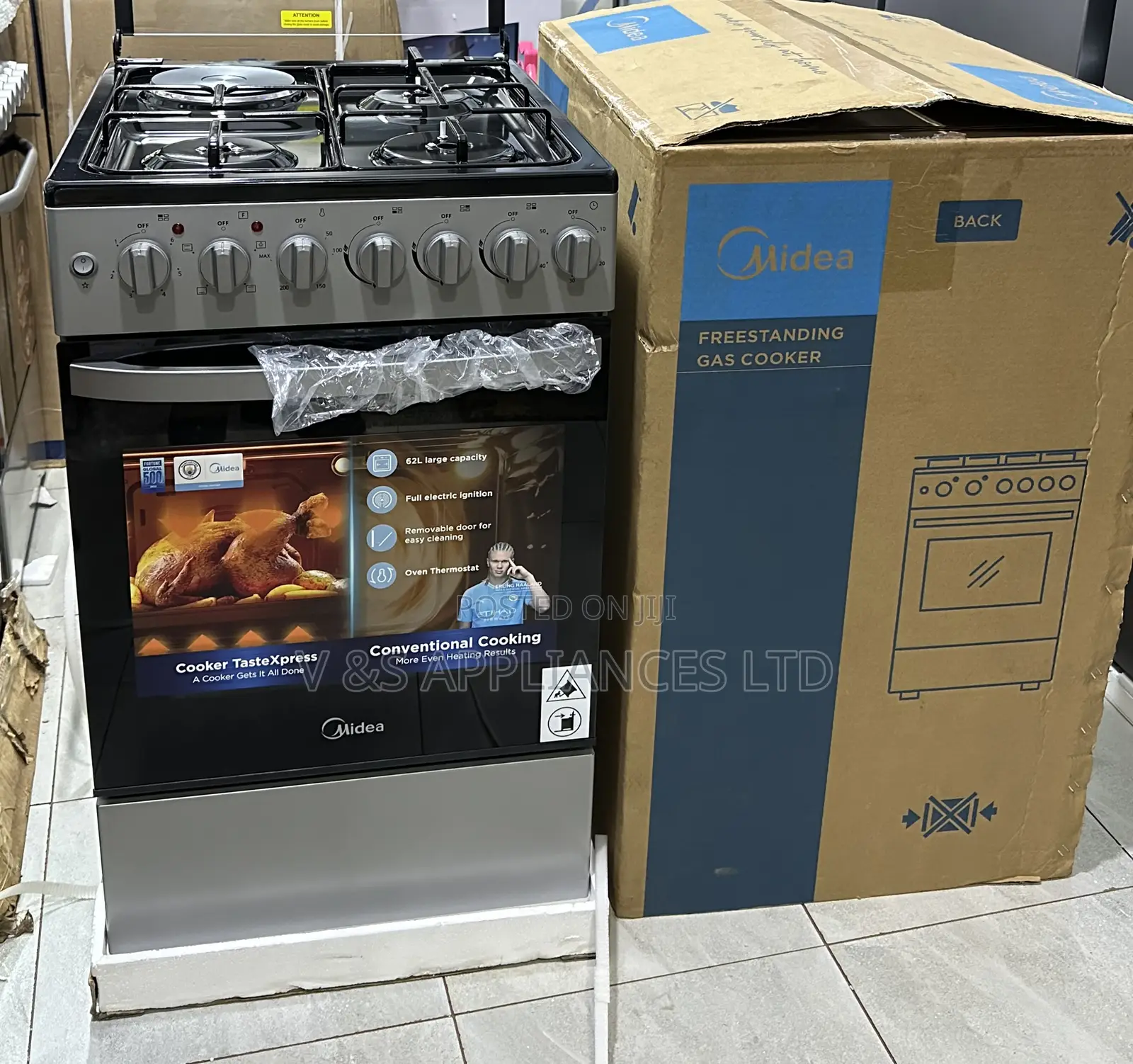 Media Gas Cooker 50 by 50 3+1