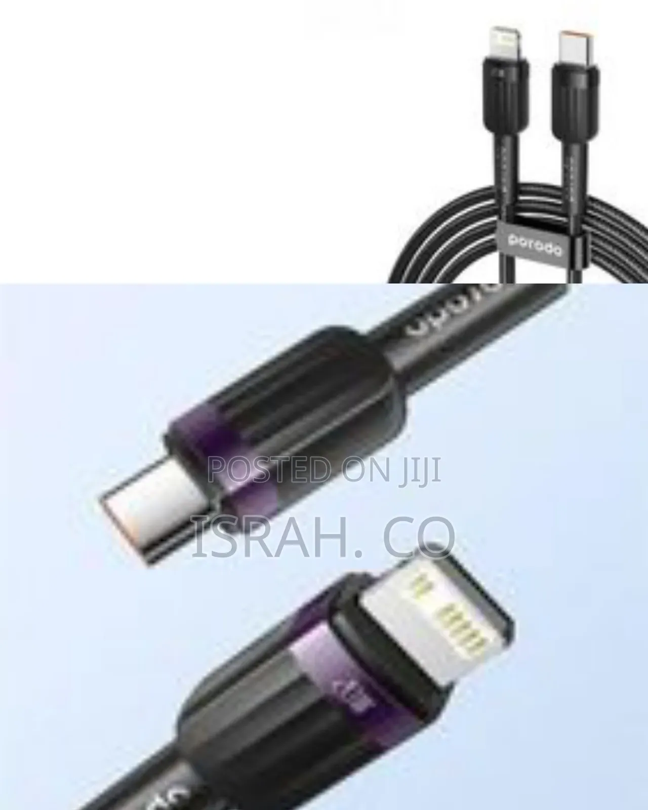 Porodo Usb-C to Lightning Aluminum Braided Cable