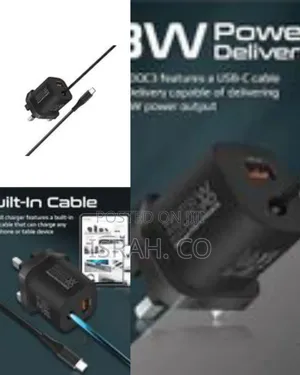 Promate 33w Power Delivery Charger for All Apple Lightning Devices -