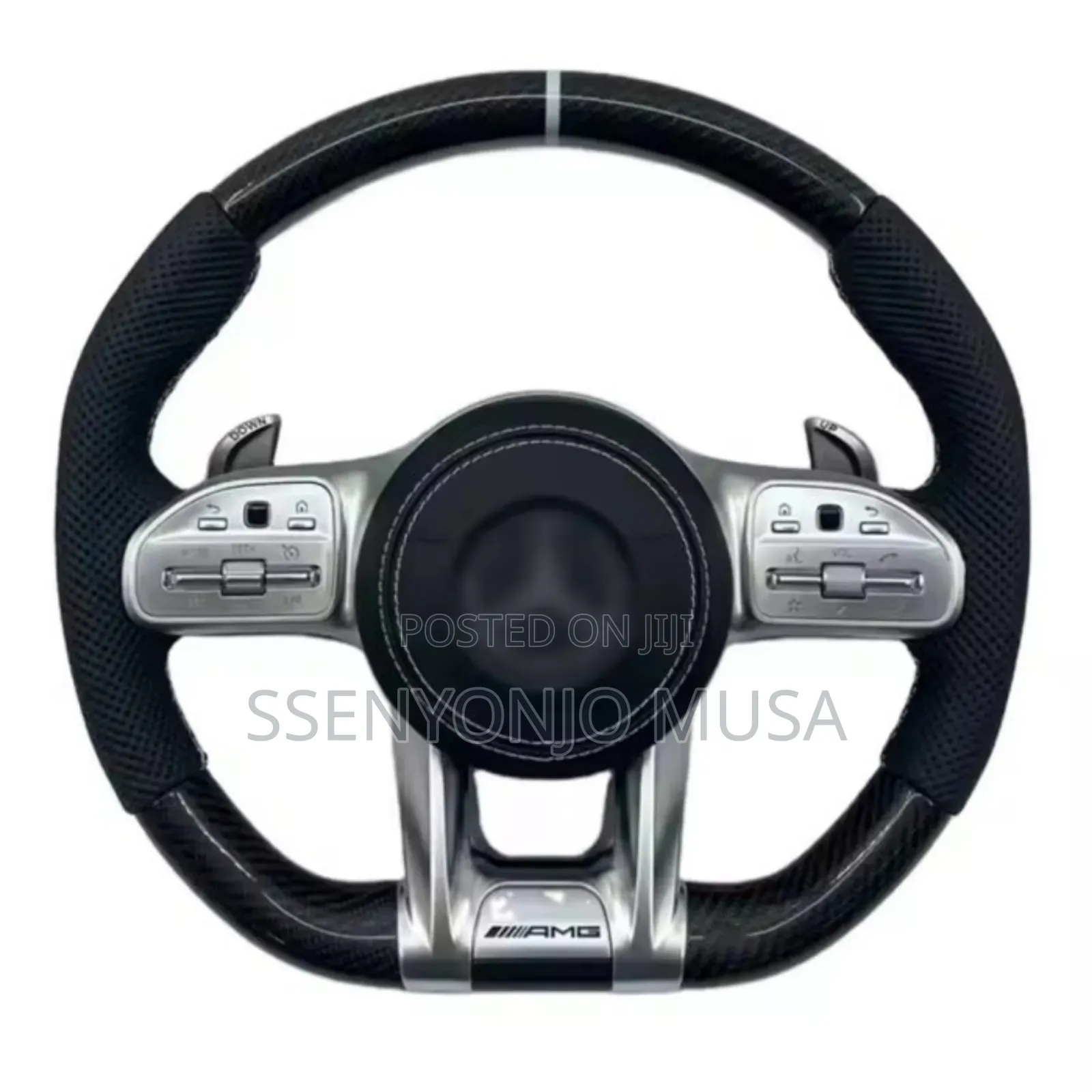 Sports Style Carbon Fiber Steering Wheel for Mercedes-Benz Amg E-Class