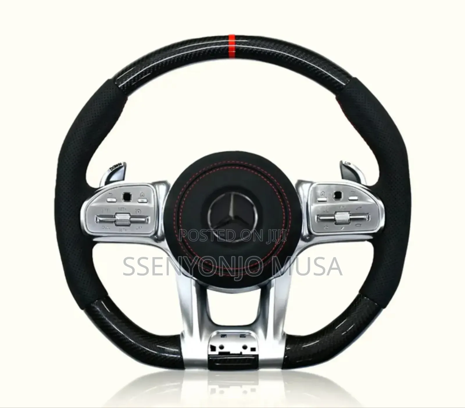 Sports Style Carbon Fiber Steering Wheel for Mercedes-Benz Amg E-Class