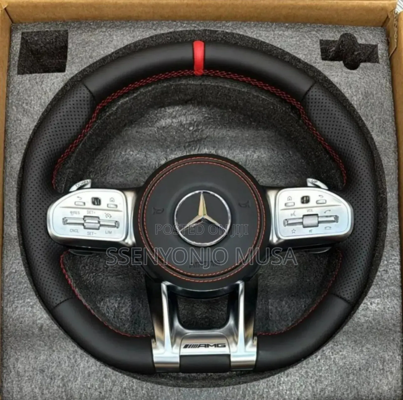 Sports Style Carbon Fiber Steering Wheel for Mercedes-Benz Amg E-Class