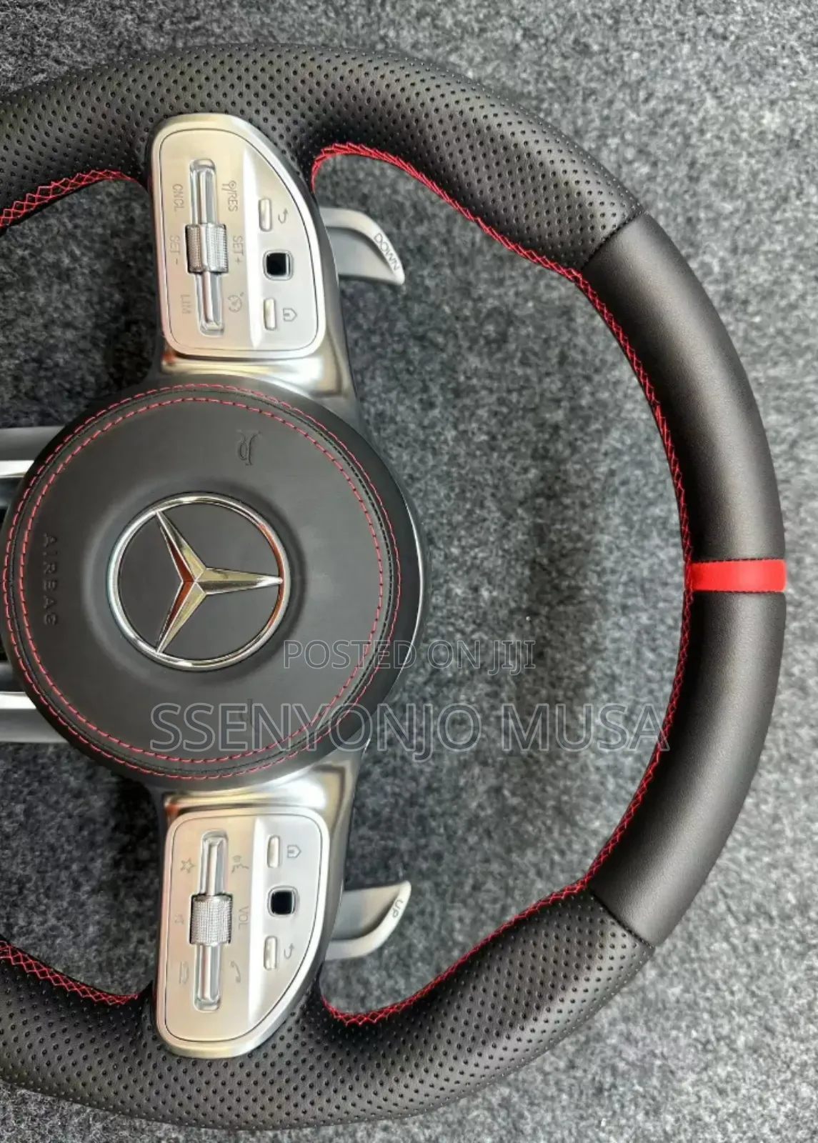 Sports Style Carbon Fiber Steering Wheel for Mercedes-Benz Amg E-Class