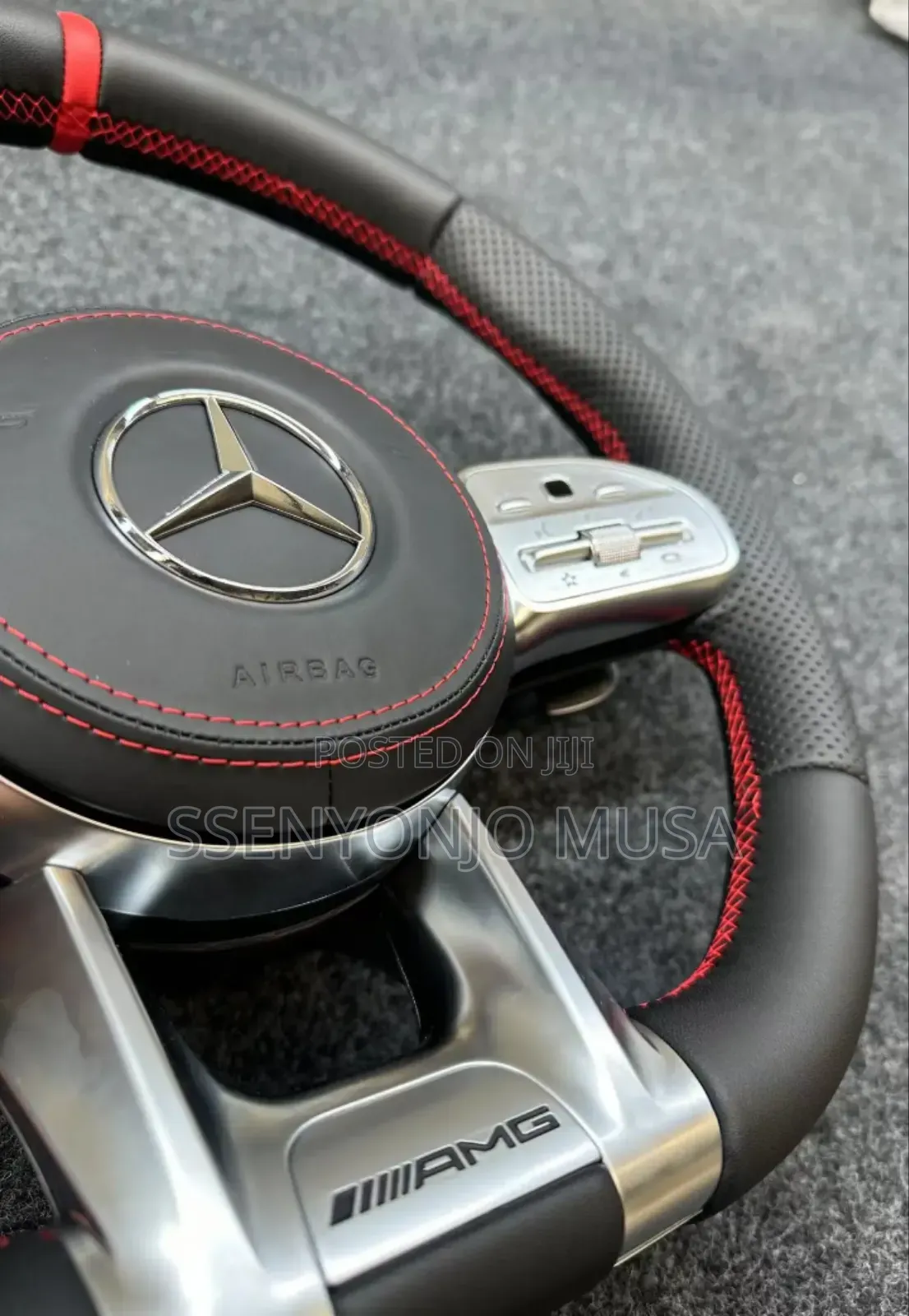 Sports Style Carbon Fiber Steering Wheel for Mercedes-Benz Amg E-Class