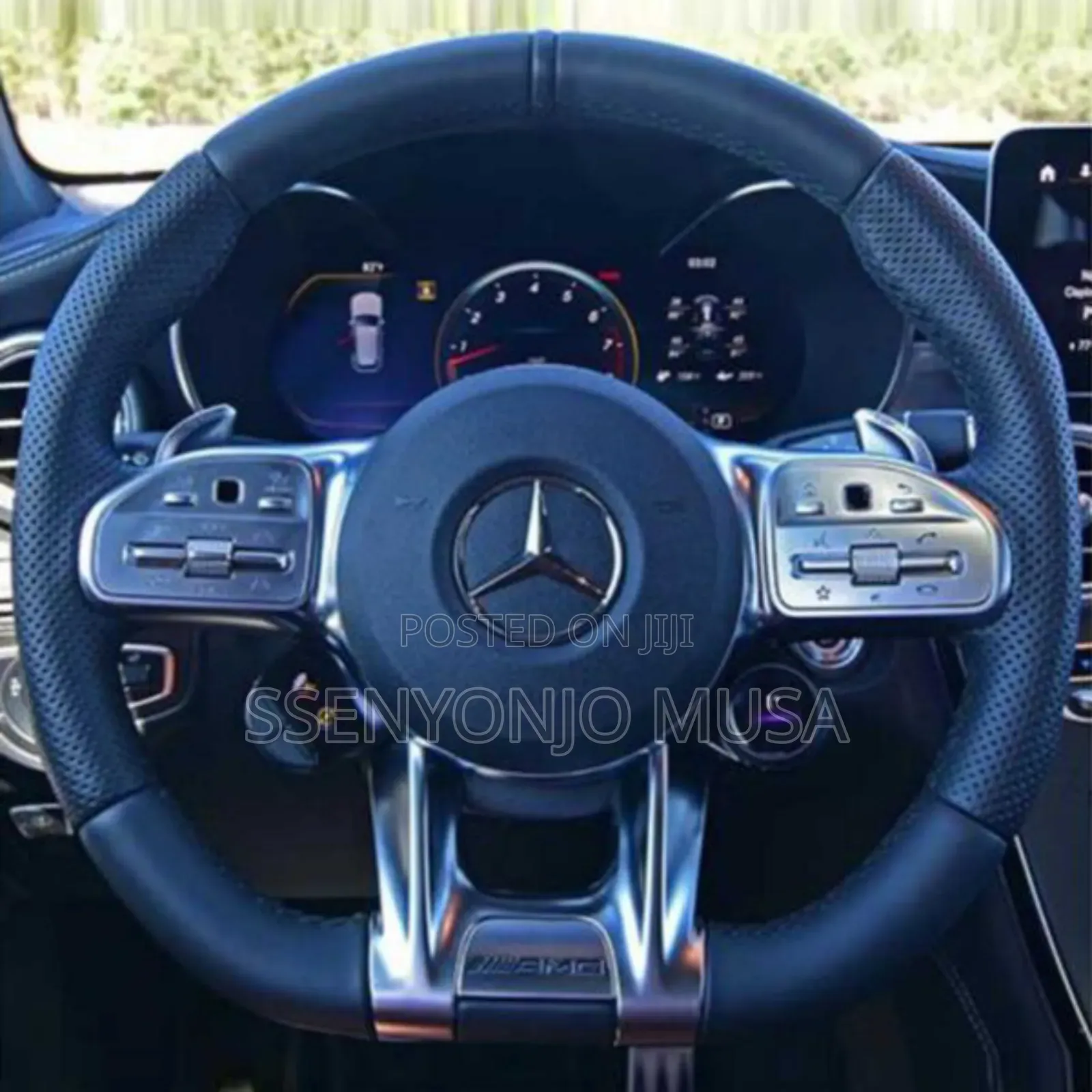 Sports Style Carbon Fiber Steering Wheel for Mercedes-Benz Amg E-Class