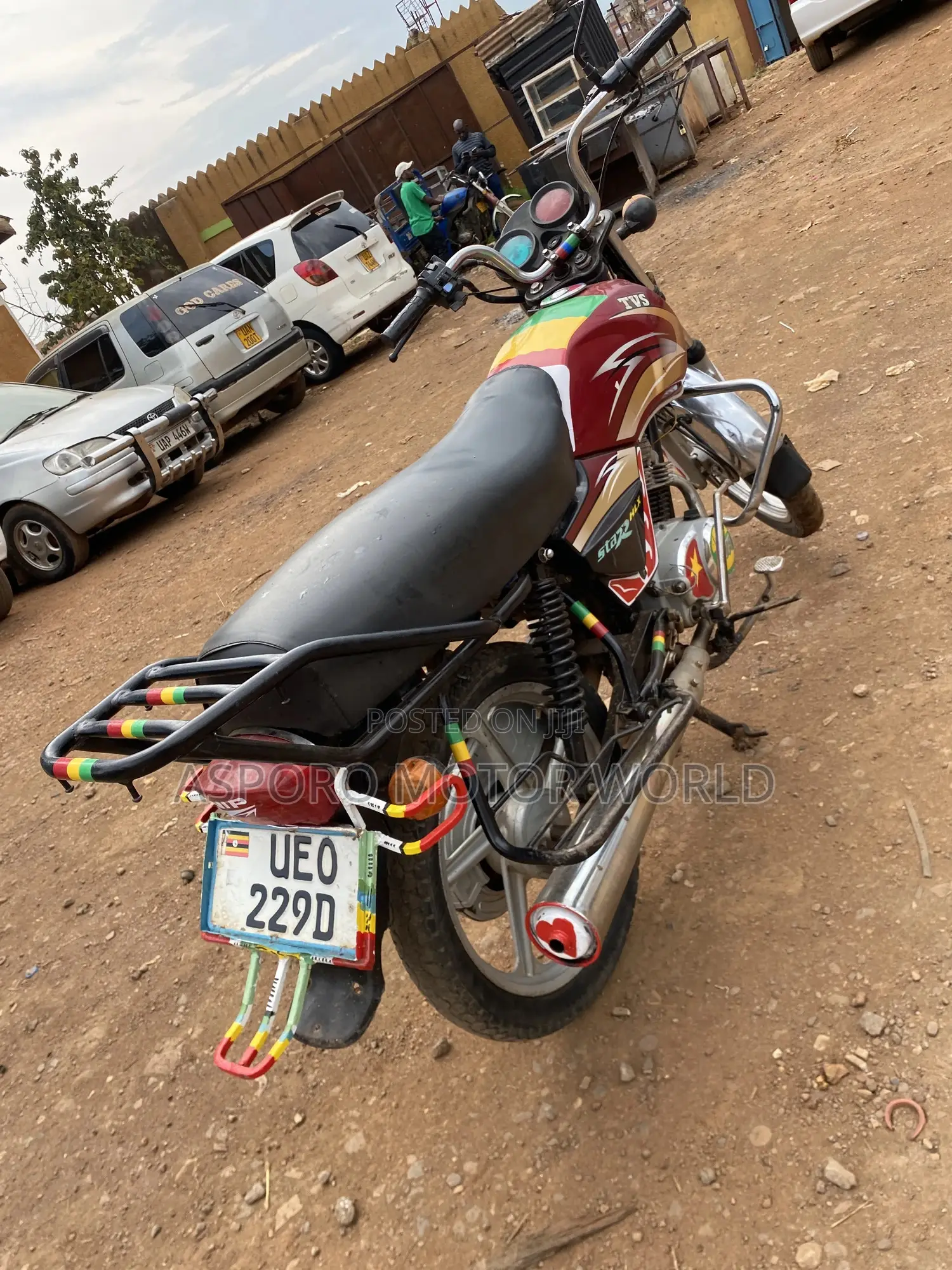 TVS XL 100 2020 Red