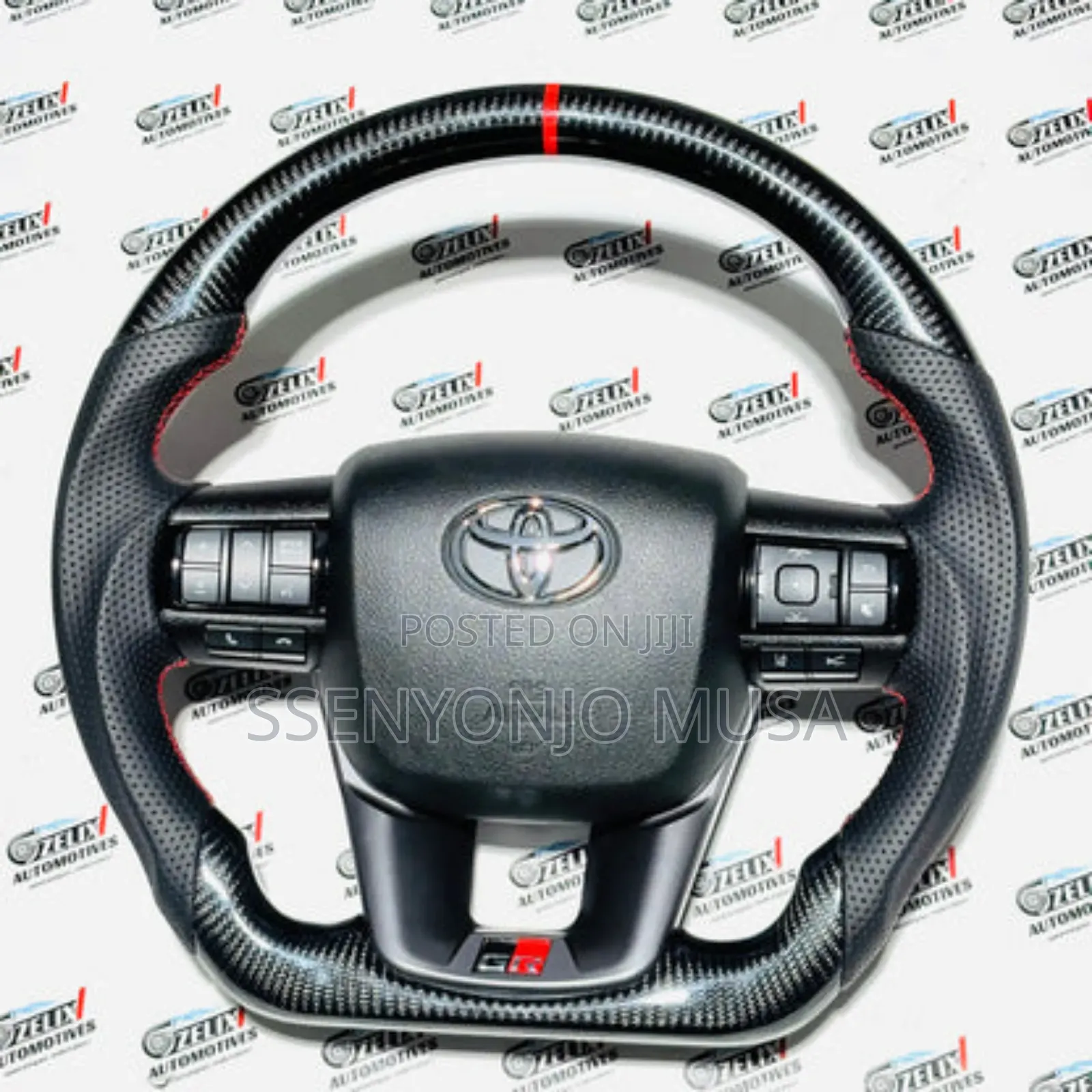 Gr Style Full Leather Steering Wheel for Toyota Land Cruiser Lc70 Lc76