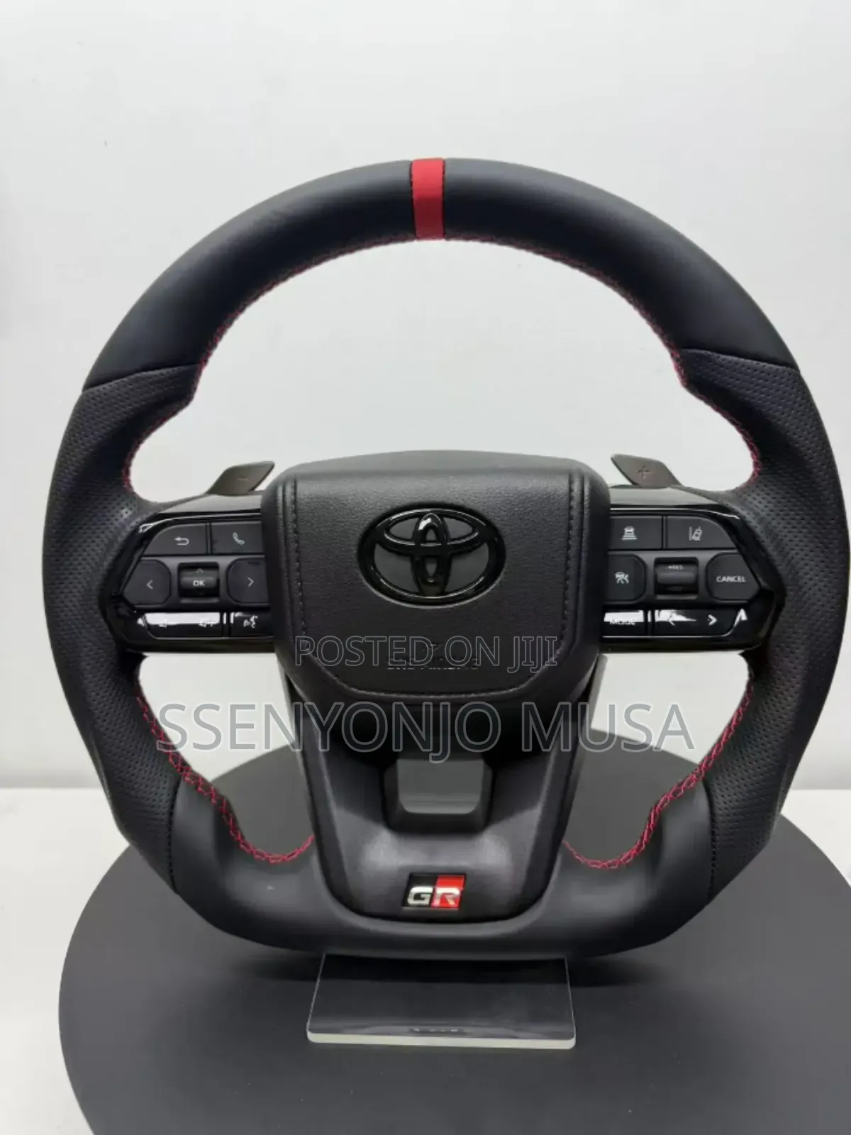 Gr Style Full Leather Steering Wheel for Toyota Land Cruiser Lc70 Lc76