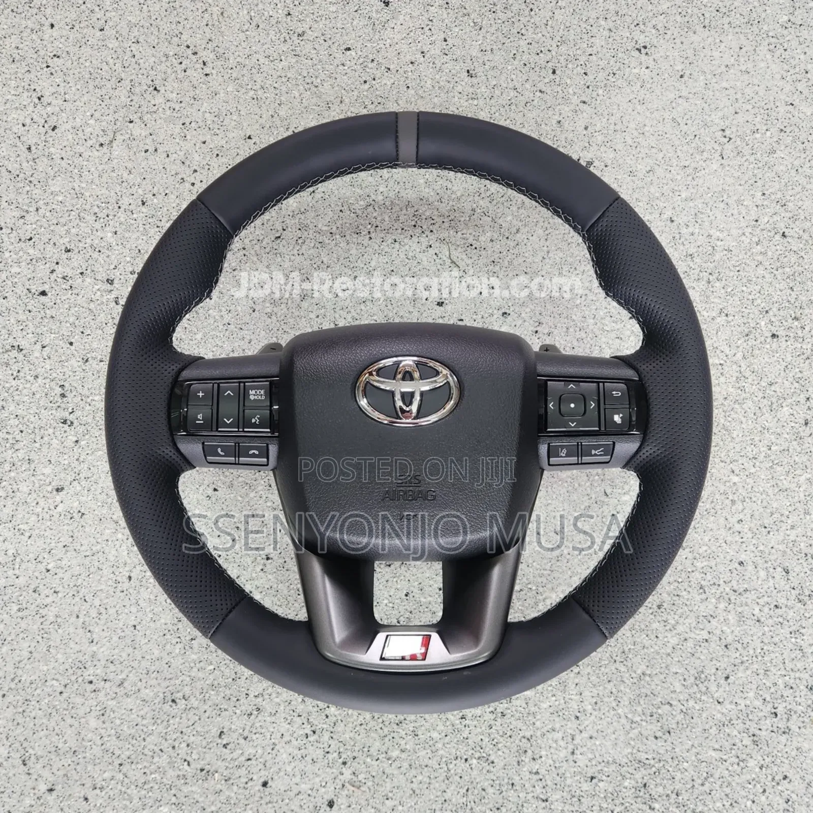 Gr Style Full Leather Steering Wheel for Toyota Land Cruiser Lc70 Lc76