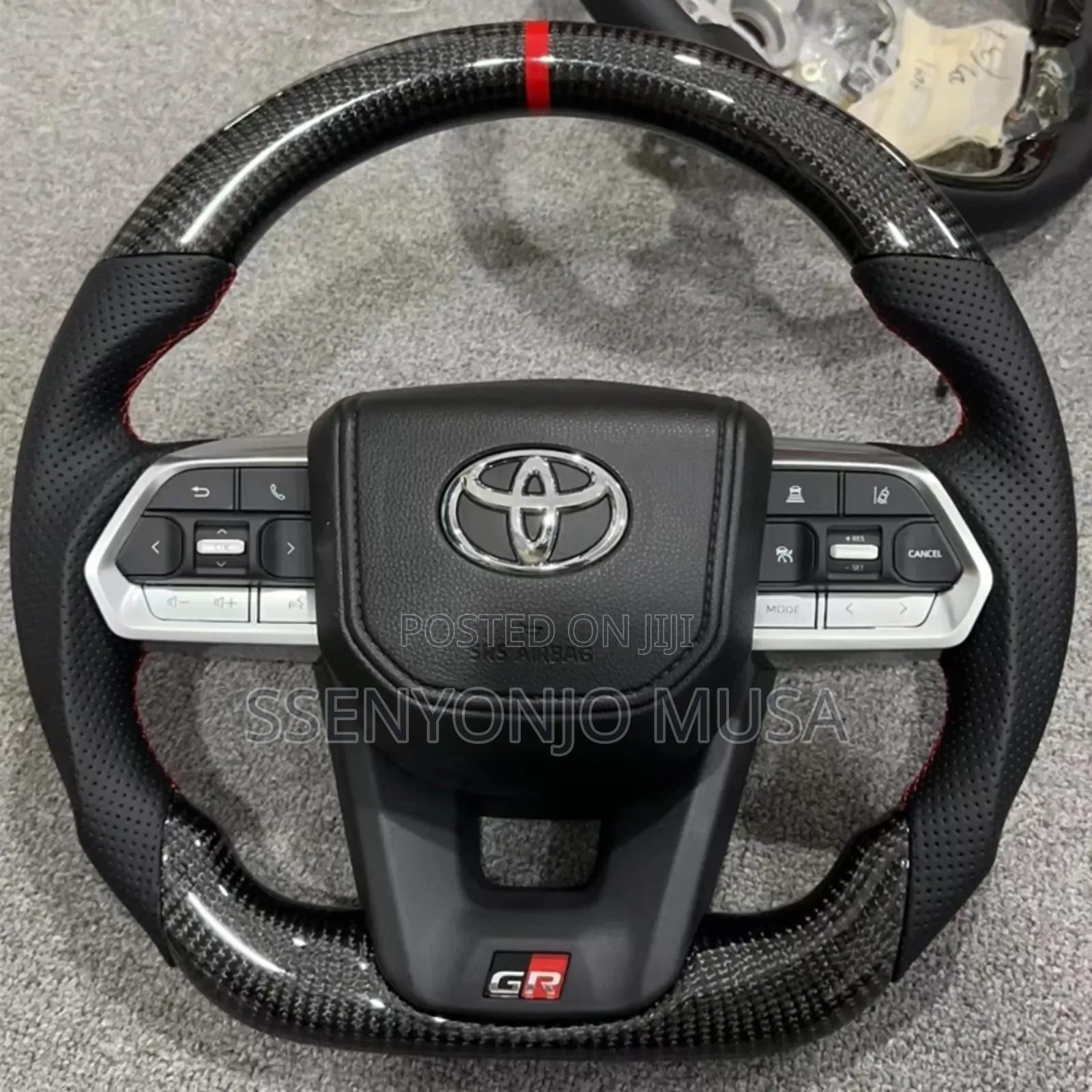 Gr Style Full Leather Steering Wheel for Toyota Land Cruiser Lc70 Lc76