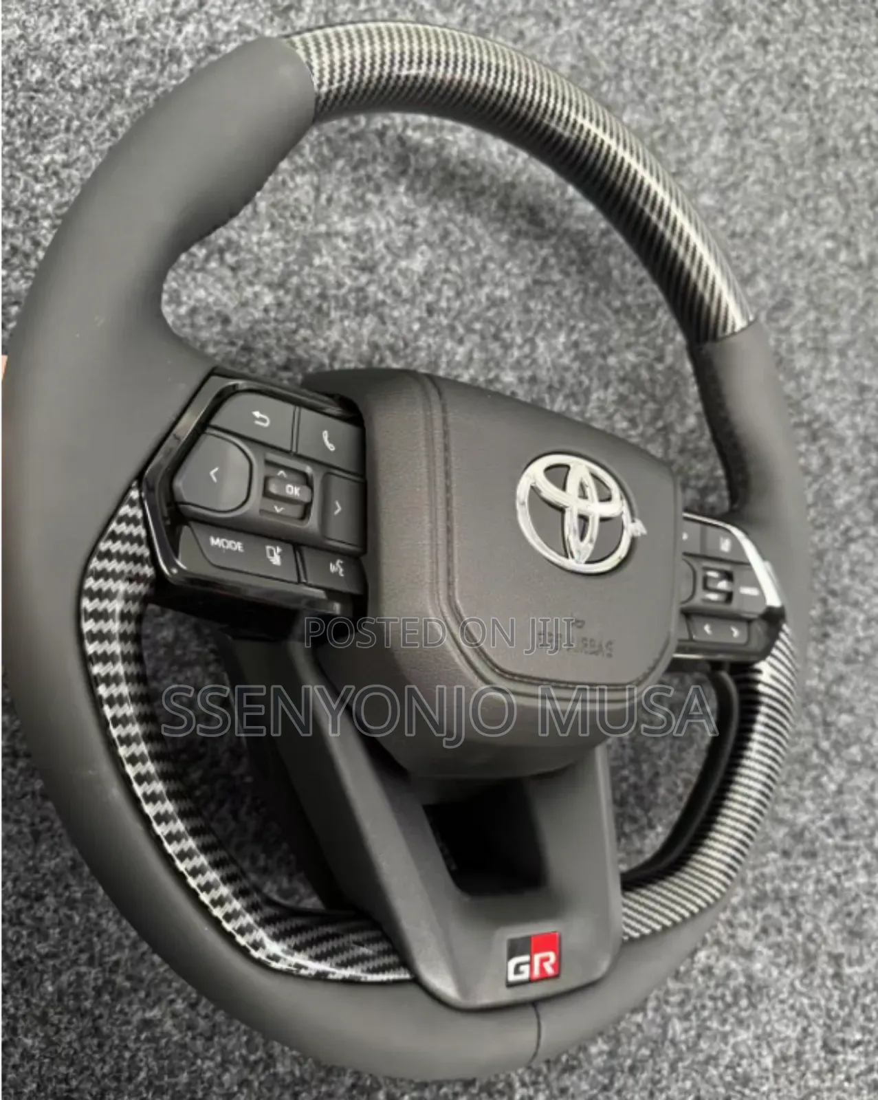 Gr Style Full Leather Steering Wheel for Toyota Land Cruiser Lc70 Lc76