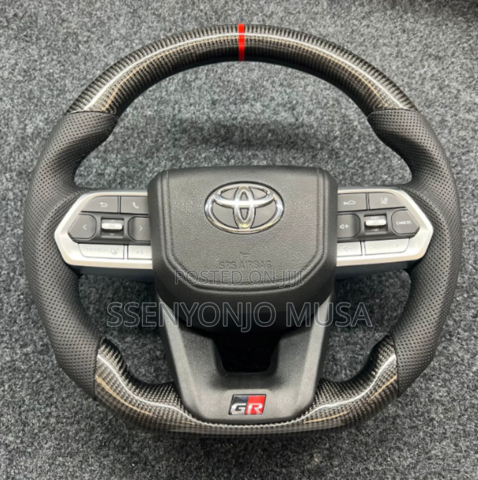 Gr Style Full Leather Steering Wheel for Toyota Land Cruiser Lc70 Lc76