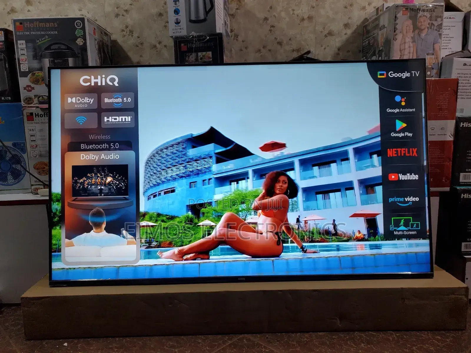 Chiq 65-Inch Uhd Smart Television Set