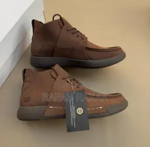 Original Men’S Coffee Brown Caterpillar (Cat) Chukka Leather Boots
